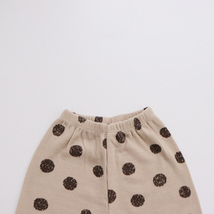 Conjuntos de ropa de Boutique para niñas pequeñas, Tops y pantalones de algodón de lunares, Conjunto de pijama, traje informal, 2 uds. - Product Image 5