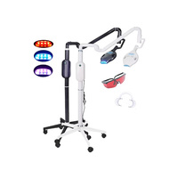 Lampe de blanchiment dentaire professionnelle 40w pour spa de beauté / machine de blanchiment dentaire LED / bleue 8 lumières blanchissantes pour les dents, lampe de blanchiment dentaire au laser