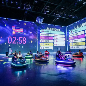 Juego de Autos Chocones Eléctricos para Parque de Atracciones 2026, Juegos Interactivos con Proyector para Parques de Diversiones Interiores - Product Image 4