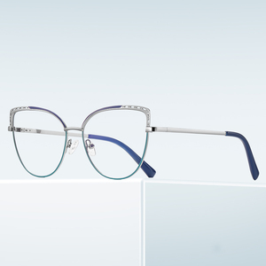 VisualMate, lo más nuevo, gafas antiluz azul, montura <span class=keywords><strong>de</strong></span> ojo <span class=keywords><strong>de</strong></span> gato, gafas con logotipo personalizado, monturas <span class=keywords><strong>óptica</strong></span>s sólidas Unisex - Product Image 1