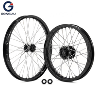 Ensemble de jantes de roue avant et arrière de moto 21x1.6 19x1.6 36 trous en aluminium 6061-T6 pour Surron Light Bee X S Segway X160