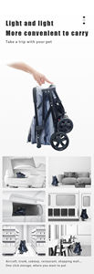 बिल्ली/पालतू जानवर के लिए सस्ते 4 पहिया छोटे कुत्ते के लिए पालतू जानवरों की यात्रा/थोक कुत्ते की सवारी के लिए छोटे कुत्ते - Product Image 5
