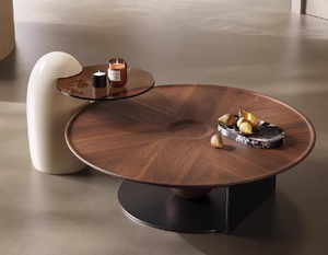 Table à thé ronde minimaliste pour petit appartement Console <span class=keywords><strong>design</strong></span> nouveau style pour salon - Product Image 6