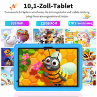 Tablette Android P30H Vasoun 10,1 pouces A523 Octa Core CPU Wi-Fi 6 128 Go de mémoire pour les entreprises et l'éducation – Produit le plus populaire Allwinner