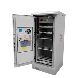 Custom <b>Outdoor</b> Rainproof Air Conditioner <b>Cabinet</b> 19 Inch IP55 With Monitoring Function 19 Inch 19 Inch - Product Image 1