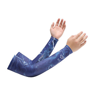 Housses de <span class=keywords><strong>bras</strong></span> de protection solaire UV Cooling Sports Anti Slip Ice Silk Manchettes pour hommes - Product Image 4