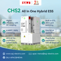 Système de stockage d'énergie hybride CHS2 tout-en-un 50 kW, 57,3 kWh-100,3 kWh, LiFePO4, IP55, hors réseau/sur réseau, prêt pour le parallèle