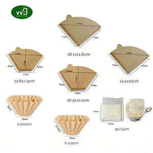 กระดาษกรองกาแฟแบบกรวย VVG สีธรรมชาติ ปรับแต่งได้ ใช้แล้วทิ้ง - Product Image 2