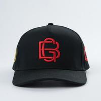 Gorra de Béisbol Personalizada con Color Estructurado, Logotipo Bordado a Mano, 5 Paneles, Visera Curva, Algodón Popelín, Diseño Argyle con Frutas