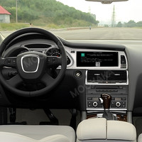 MOOKAKA CarPlay inalámbrico Android Auto Radio de coche 10,25 pulgadas Radio de coche actualización sistema Linux para Audi Q7 2006-2009 Auto Audio Video