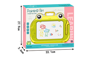 Brinquedos Educativos para Crianças, Quebra-Cabeça Escolar, Quadro de Escrita com Tema de Sapo, Brinquedos de Pintura Artística, Quadro Magnético Colorido para Desenho - Product Image 4