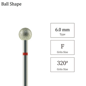 Fresa per Unghie a Forma di Sfera con Logo Personalizzato, Punte Diamantate Premium per Manicure e Lucidatura della Pelle Morta - Product Image 3