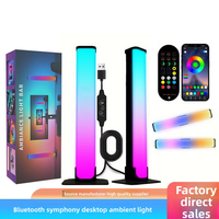 USB complet certifié pour éclairage d'ambiance LED, application intelligente, capteur sonore, lumière rythmique de fond, télécommande