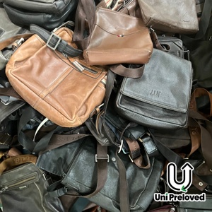 Sacs seau en cuir véritable d'<span class=keywords><strong>occasion</strong></span> pour hommes, vente en gros A13, prix abordable, approvisionnement en vrac - Product Image 6