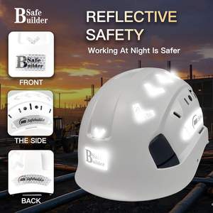 نظام تهوية معتمد من OSCR ANSI/Z89.1 لبناء آمن من ABS مع قبعة صلبة قابلة للتعديل للصيف 11 فتحة تهوية - Product Image 5