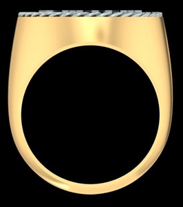 Luxury Men's Championship <b>Ring</b> Best Design Gold G Full CZ Stone Diamond Classic Engagement for Parties and Gifts - Product Image 4