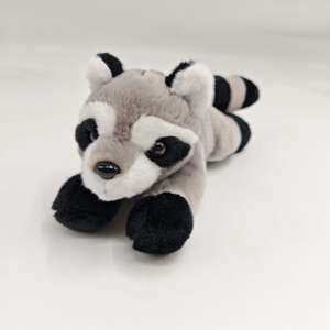 Peluche di Alta Qualità a Forma di Procione o <span class=keywords><strong>Volpe</strong></span>, Colori Vivaci, Peluche Lungo per Abbracciare, Decorazione con Imbottitura in Cotone PP per Occasioni di Compleanno - Product Image 2