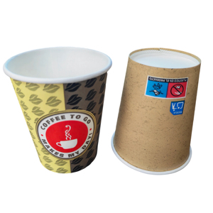 แก้วกาแฟกระดาษสังเคราะห์แบบใช้ครั้งเดียวทิ้ง ผนังเดี่ยว เป็นมิตรกับสิ่งแวดล้อม รีไซเคิลได้ สำหรับเครื่องดื่มร้อน แก้วกระดาษขนาดใหญ่ แบรนด์ตามสั่ง - Product Image 1