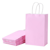 Sacs cadeaux en papier colorés arc-en-ciel en gros avec poignées - Sacs de fête assortis en vrac pour anniversaires, emballage de détail