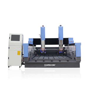 Đá Quay máy tiện CNC Router Khắc Máy đặc biệt cho kiến trúc đá cẩm thạch đá cột corbel làm - Product Image 2