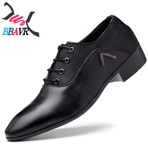 Zapatos Formales de Negocios para Hombre, Transpirables, con Absorción de Impactos, Casuales de Verano, con Punta en Pico, con Cordones, Suela de Goma, Talla Extra Grande - Product Image 4