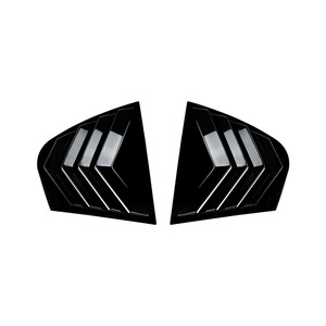 <b>Car</b> <b>Decals</b> Rear <b>Window</b> Triangular Louvered Carbon Fiber Texture Adhesive For Bmw 3 Series E46 1998-2005 - Product Image 5