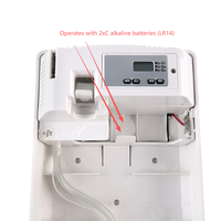 Distributeur automatique de désinfectant pour toilettes/urinoirs, usage commercial pour hôtels et centres commerciaux, conception étanche pour moteur et carte électronique