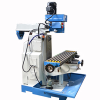 Machine de perçage et de fraisage à table rotative universelle ZX6350C avec broche de 2,2 kW, tête de fraisage haute vitesse 5 CV, capacité de perçage de 45 mm