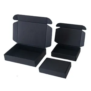 Черная складная бумажная упаковка доставка гофрированная Jk Hanfu одежда бумажная коробка нижнее белье