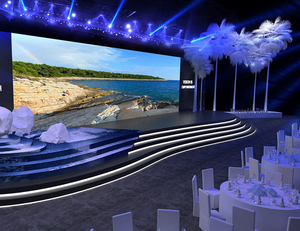 Bán Hot ảo sản xuất TV Studio cho thuê Màn hình hiển thị LED khổng lồ nền sân khấu Led - Product Image 2