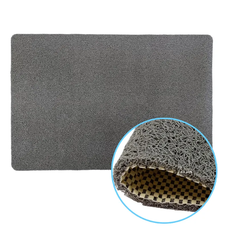 High quality quick dry non slip PVC Loofah foot massager shower bath mats rug bathroom carpet for bathroom