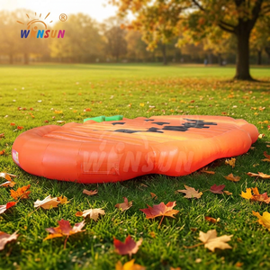 WINSUN Giant Commercial Indoor Outdoor Inflatable Pumpkin Jumping Mat Lead-free Fireproof Waterproof PVC Easy Setup Custom Size - Product Image 1