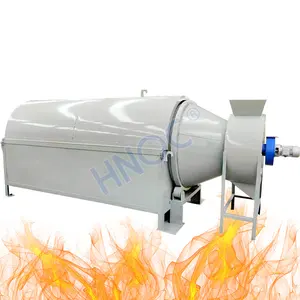 Commercial Gas Industrial Oven Stainless Steel Cereal Rotary Drum Pine Nuts Dryer Machine for Kaolin Food