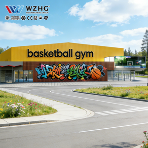 Kit de Construcción de Cancha de Baloncesto con Estructura de Acero para Viviendas de Lujo, Instalación Deportiva Residencial - Product Image 1