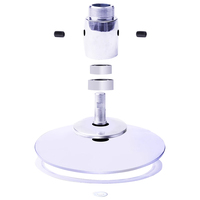 Kit de barre de pole dance statique D40mm en acier inoxydable robuste, portable, rose, étanche, antidérapant, réglable en hauteur, pour fitness et exercice HM