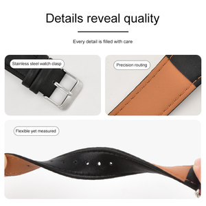 <span class=keywords><strong>Bracelet</strong></span> de <span class=keywords><strong>montre</strong></span> en <span class=keywords><strong>cuir</strong></span> microfibre avec <span class=keywords><strong>boucle</strong></span> déployante de remplacement, <span class=keywords><strong>bracelet</strong></span> en <span class=keywords><strong>cuir</strong></span> microfibre de 20 mm pour hommes et femmes - Product Image 2