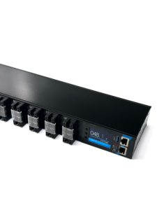 PDU phân phối điện đơn vị, 8-Port DC thông minh PDU với khối thiết bị đầu cuối, 12V/24V/48V/400V, Modbus, mqtt, Telnet - Product Image 4