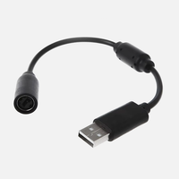 Câble USB détachable pour manette filaire Xbox 360, adaptateur PC, cordon de 25 cm