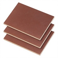 Isolation électrique Tissu de coton phénolique Feuille stratifiée 3025 Feuille de bakélite Panneau stratifié haute tension