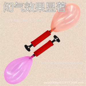 Mini Hand Push Air Pump ABS Silicone Valve Adapter Manual Inflator For Balloons Wedding Supplies - Product Image 3
