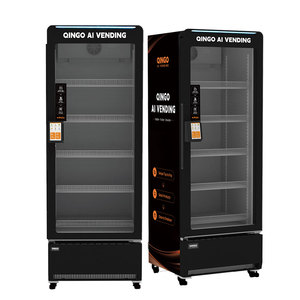 <b>Smart</b> Qingo King 509 AI Vending Machine 418L Open Front Fridge 99% Accuracy, <b>Plug</b> and Play Used Vending Machines for Sale - Product Image 1