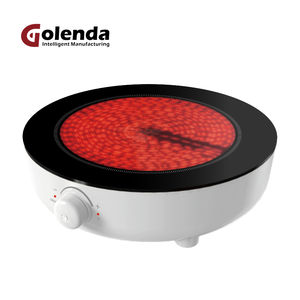 Mini Cocina Infrarroja Portátil, Placa Calefactora Eléctrica con Control Táctil, 2200W, Resistente al Agua, Placa de Cerámica, Multifuncional para el Hogar y Autocaravanas - Product Image 1