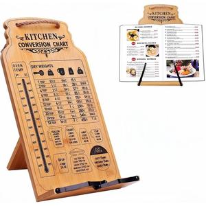 <span class=keywords><strong>Support</strong></span> <span class=keywords><strong>de</strong></span> <span class=keywords><strong>livre</strong></span> <span class=keywords><strong>de</strong></span> recettes pliable en bambou avec conversion des mesures, <span class=keywords><strong>support</strong></span> <span class=keywords><strong>de</strong></span> comptoir <span class=keywords><strong>de</strong></span> <span class=keywords><strong>cuisine</strong></span> et porte-recettes <span class=keywords><strong>suspendu</strong></span> - Product Image 1