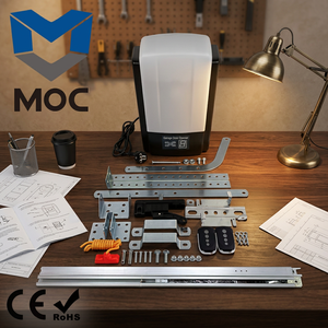 Moteur d'ouverture <span class=keywords><strong>de</strong></span> <span class=keywords><strong>porte</strong></span> <span class=keywords><strong>de</strong></span> <span class=keywords><strong>garage</strong></span> coulissante automatique universel intelligent à commande à distance, entraînement par chaîne 1000N, certifié CE, pour un levage facile - Product Image 1