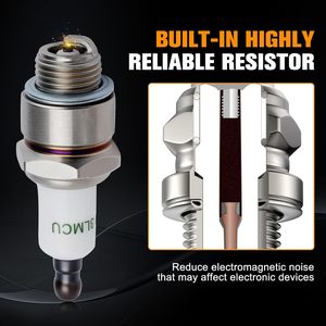 Bougie d'allumage à essence Iridium RCJ8Y pour modèles de tronçonneuses RCJ6Y/RCJ7Y, compatible avec 6703 <span class=keywords><strong>BPMR7A</strong></span> BPM7CTORCH L7RTC pour WSR6F - Product Image 2