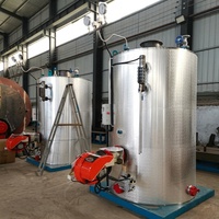 Générateur de vapeur industriel vertical à haute efficacité et à économie d'énergie LHG 1500KG/H, générateur de vapeur au gaz et à l'huile, directement de l'usine