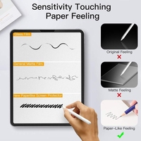 Pour Samsung Galaxy Tab S7/S8/S9/S10/A7/A8/A9 Plus/Pro/Ultra Film de verre pour tablette intelligente, protecteur d'écran au toucher papier mat