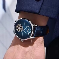 Montre mécanique de loisirs pour homme PAGANI DESIGN PD-1796, nouvelle marque, mode, 100 m étanche, tourbillon, fuseaux horaires multiples, automatique.