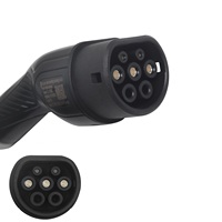 Cargador Portátil para Vehículos Eléctricos de 7KW CA, Fabricado en la UE y Reino Unido, con Cable de 5M Tipo 2, Corriente Ajustable de 8A-32A, Certificación IP65/IK10, CE y RoHS