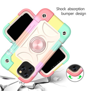 360 completo antiurto per <span class=keywords><strong>iPhone</strong></span> 16 15 14 12 Pro MAX 13 11 8 Plus di lusso colorato in <span class=keywords><strong>Silicone</strong></span> arcobaleno copertura magnetica - Product Image 4